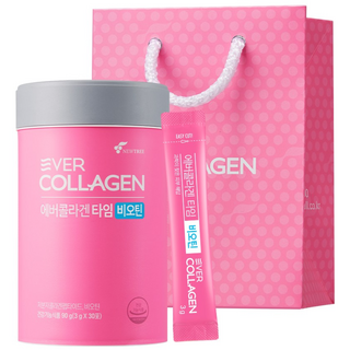 에버콜라겐 타임비오틴 + 선물용 미니쇼핑백, 90g, 5박스