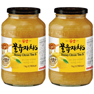 꽃샘 꿀유자차 S, 1kg, 1개입, 2개