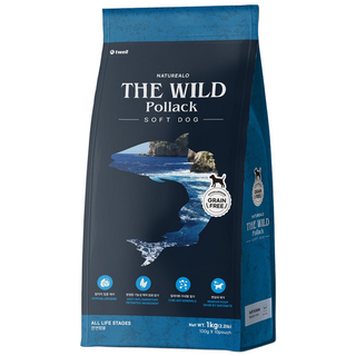 네이처알로 더와일드 포독 강아지 그레인프리 눈물 알러지 처방식 사료, 2kg, 1세트, 북어