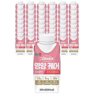 그린비아 영양케어 구수한맛 완전균형영양식, 200ml, 48개