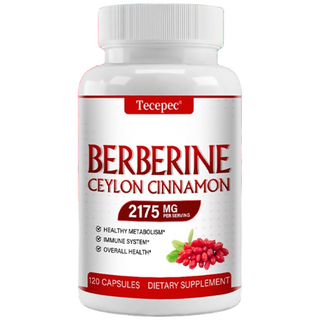 프리미엄 베르베린과 시나몬 1800mg - 건강한 콜레스테롤 Non-GMO, 1개, 60정