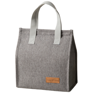 프리미엄 보온보냉 런치백 가벼운 방수 도시락가방, 그레이, 1개