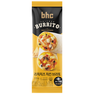 BHC 닭가슴살 리치치즈치킨 브리또, 10개, 125g