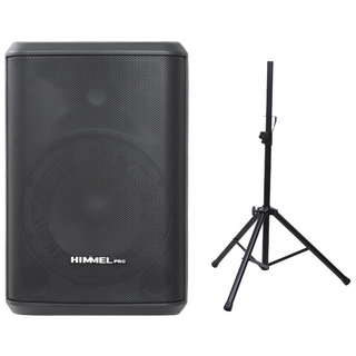 힘멜프로 EPS-400 이동형 충전식 스피커 버스킹 앰프 8인치 우퍼 장착 스탠드증정