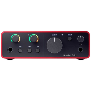 [리퍼상품] Focusrite 포커스라이트 스칼렛 솔로 4세대 오인페 오디오 인터페이스 [고객변심/박스개봉]