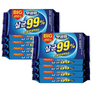 무궁화 점보 세탁비누 450g X 8개