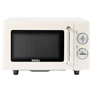 보겔 레트로 플랫 전자레인지 크림 다이얼식 20L, VOG-2021CW