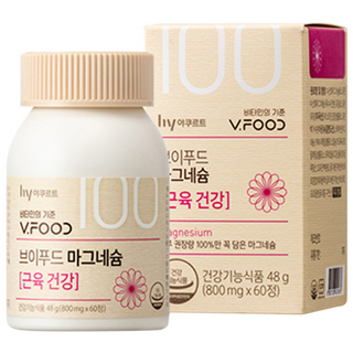 브이푸드 마그네슘 근육건강, 60정, 48g, 1개