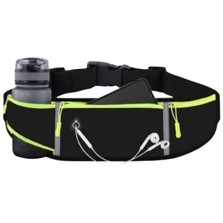ROBEON 러닝벨트 허리가방 포켓 스포츠 힙색 물병 플립벨트