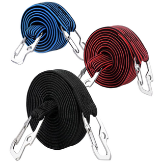 UBOX 탄력 오토바이 자전거 화물 고정벨트 스트랩, 레드, 1개