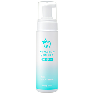 덴포밍 거품형 세정 세척 거품치약, 200ml, 2개