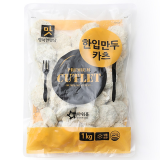 아워홈 행복한맛남 한입 만두카츠, 3개, 1kg
