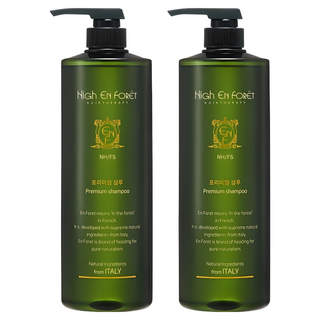 하이앙포레 프리미엄 샴푸 클렌징, 1L, 2개