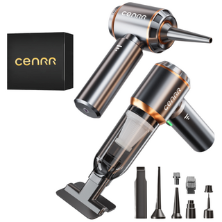 CENRR 자동차 청소기 고흡입력 강력한 미니 무선 휴대용 청소기 가정용 자동차 휴대용 컴퓨터 청소 장항속 드라이어 차량용 청소기, MAX