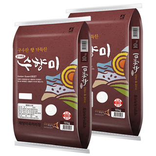 수향미 골드퀸 3호 백미 상등급 누룽지향 20kg, 2개, 10kg (1개)