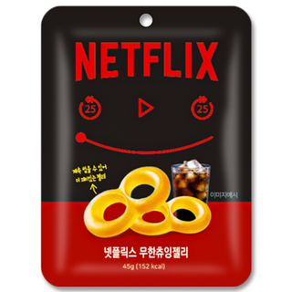 netflix 넷플릭스 무한츄잉 젤리 콜라맛, 45g, 3개