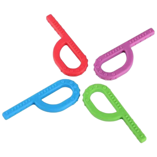 마크라쏭 츄잉 튜브 T형 / P형 구강 턱 운동 언어치료 감각통합 연하 삼킴 씹기 치료 kc 인증, P형 빨강, 1개