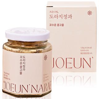 조은나래 콩고물 도라지정과 건강간식 병, 1개, 120g