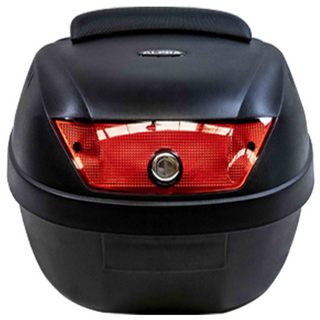 라이더알파 오토바이 탑박스 32리터 배달통 배달 박스 가방, 알파 리어백 탑박스 32L(블랙)