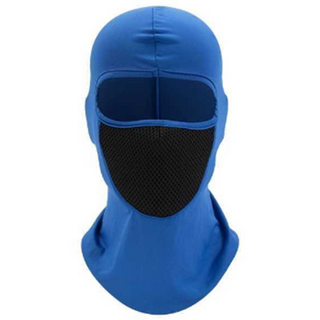 올유 용접두건 안면 보호대 통기성 방풍 마스크, 사파이어블루, 1개