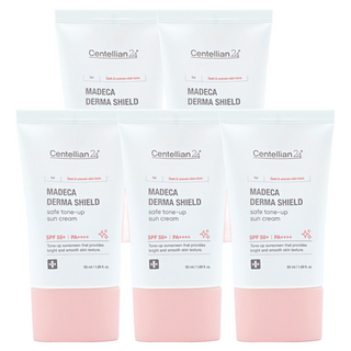 동국제약 센텔리안24 마데카 더마 쉴드 세이프 톤업 선크림(SPF50+), 50ml, 5개