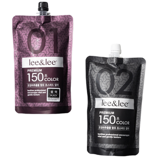 리앤리 프리미엄 150초 칼라크림 1제 2제 각 500g/초스피드칼라크림, 브라운(자연갈색), 1개