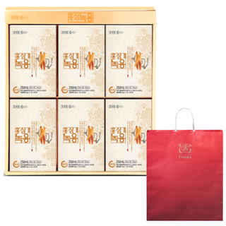 CHUN JAE MIUNG Korea Red Ginseng 6年根紅蔘鹿茸 + 購物袋, 1.5L, 1盒