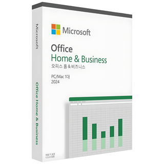 마이크로소프트 MS 오피스 2024 Office Home Business 2024 기업용 패키지 영구사용 PKC (한국정품온라인인증점), 오피스2024 Home&Business 기업용패키지