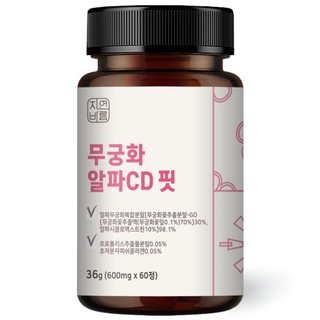 자연바름 무궁 알파CD 핏 무궁화 추출물, 1개, 60정