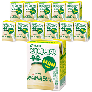 빙그레 멸균우유 미니 12팩, 120ml, 12개