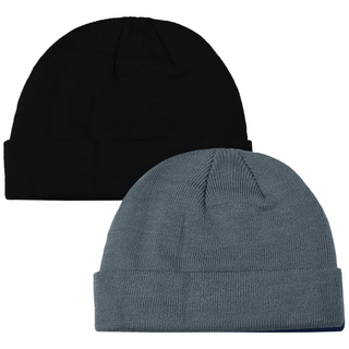 하바우 남자 여자 무지 베이직 니트 숏 비니 2장