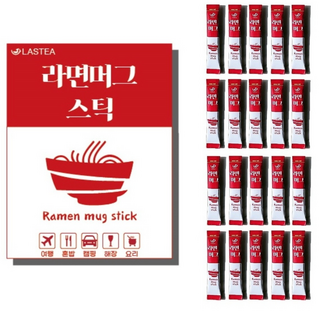 라면머그스틱 - 진한 맛 라면티백 형태보다 간편하게, 4개