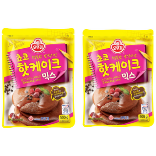 OTTOGI 不倒翁 巧克力鬆餅粉, 500克, 2個