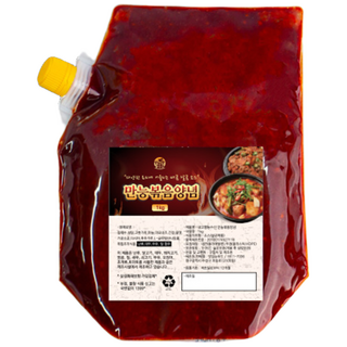 만능양념 만능소스 매운소스 제육볶음 오징어볶음 낙지볶음 곱창전골 떡볶이 닭볶음 무침회 소스 빨간매콤 비법소스 200g 500g 1kg 2kg, 1개