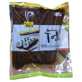 한들찬 봄뜨레 김밥우엉1kg 반찬, 1개, 1개