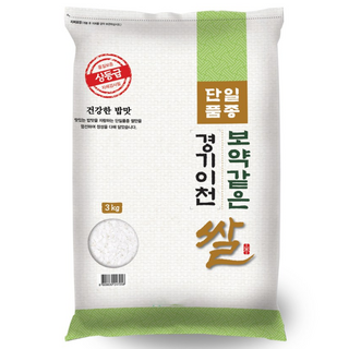 대한농산 보약같은 경기 이천쌀, 3kg, 1개, 상등급