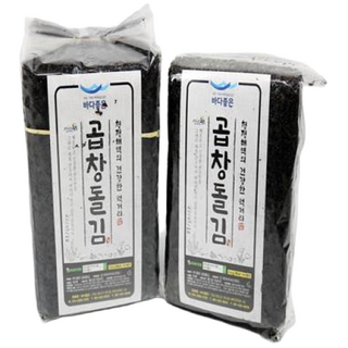 [바다좋은] 완도 생산작 직배송 곱창돌김 50매, 명품특곱창김50매, 1개