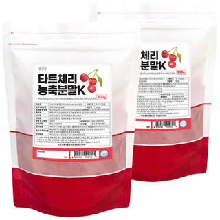 건강앤 타트체리 농축분말K, 500g, 2개