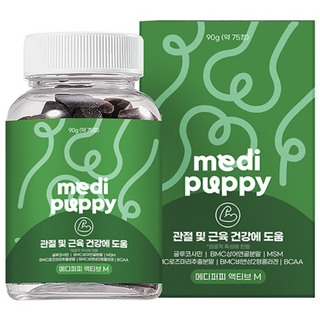 메디퍼피 리포좀 관절 근육 강화 영양제 강아지 글루코사민 노령견 노견 슬개골 다리떨림, 1개, 90g