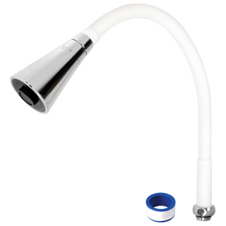 주방수전 화이트고급 코브라 일자형 화이트, 1개