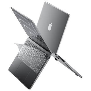 AITEWO 맥북 에어 프로 AF 코팅 지문방지 매트 하드 케이스 투명 키스킨, 에어 15형 M4/M3/M2, 1개