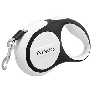 아미토 고급형 자동 리드 꼬임방지 강아지 리드줄, 1개, 화이트