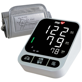 마이웰 국산 가정용 혈압계 디지털 자동전자 혈압측정기 MY-1999, 1개