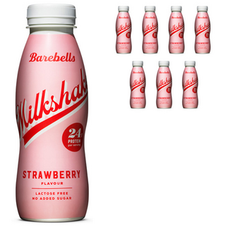 Barebells 蛋白奶昔草莓味, 330毫升, 8件