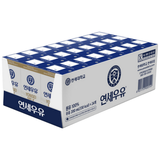 코스트코 연세우유 멸균우유 200ML, 연세 멸균우유 200ml 24팩, 1개