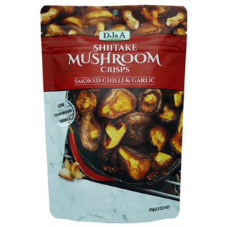 디제이앤에이 크리스프 스모크 칠리 앤 갈릭 표고버섯, 65g, 1개