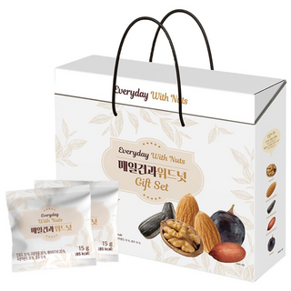 [그린너트] 매일견과 위드넛 50봉 견과 선물세트 하루한봉 견과류, 1세트