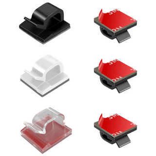 케이블 클립 홀더, 20개, 블랙