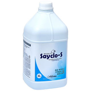 세이크로 에스 식품용 살균제 / 기구등의 살균소독제 / 음식점 대용량 살균소독제 / 식중독 예방 / 위생등급평가 업소용 살균제 4L 1개
