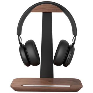 MOKHAMSA 월넛 우드 헤드셋 거치대 스탠드 알루미늄